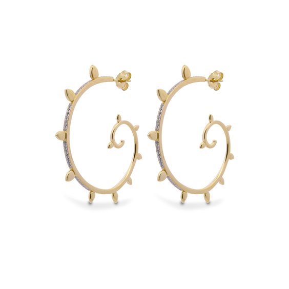 Orecchini Rue des Mille Donna DANCING DROPS in Argento ORZ-014 M5 AU - ORZ-014 M5 AU